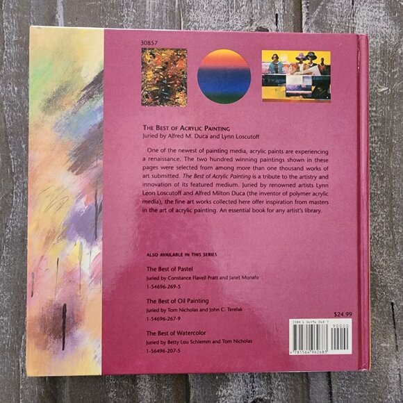 Set Of 3‎ Acrylic Painting Art Books Landscape Hardcover Softcover Educational - Picture 10 of 11